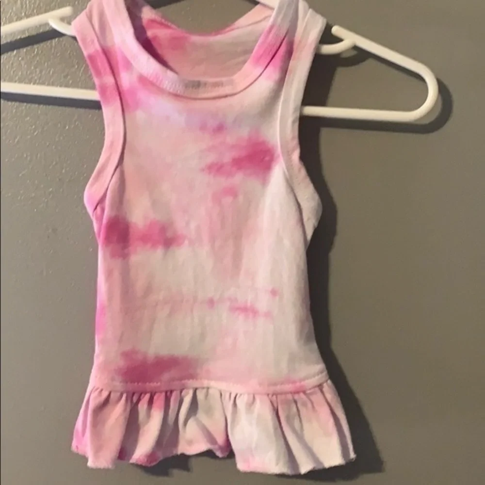 3/10.00! Dye Cotton Dog T-shirt Dress Size Small Pet Handmade